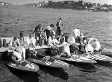 Riddarfjärden. Sjösportens dag. Sportbåtar