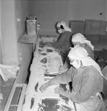 Bakning på Södersjukhuset år 1951