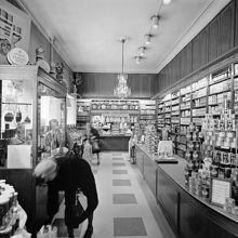 Arvid Nordqvists butik, interiör. Birger Jarlsgatan 24