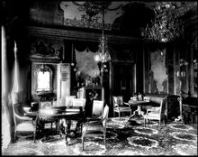 Interiör från Tessinska palatset. Överståthållarhuset, Slottsbacken 4