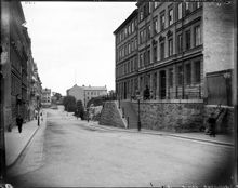 Artillerigatan norrut från Linnégatan