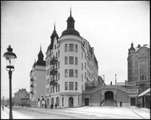 Torsgatan vid trapporna upp till Dalagatan