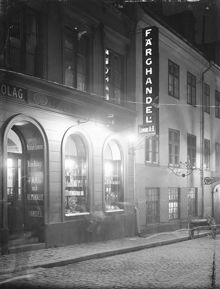 Lemons AB, färghandel, Mäster Samuelsgatan 49