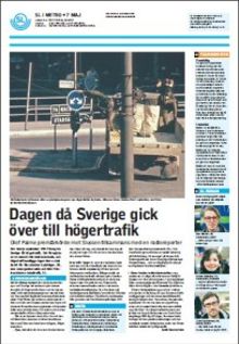 Dagen då Sverige gick över till högertrafik