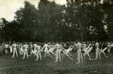 Gymnastikuppvisning i Visby, 1922