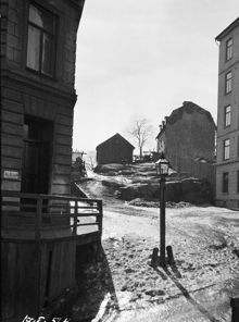 Västgötagatan söderut från Blekingegatan. Motsvarar nu ungefär Tjurbergsgatan 40
