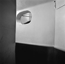 Skeppargatan 38, byggnad C. Från bottenvåningen mot trapphuset