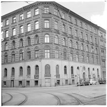 Hörnet Valhallavägen 126/ Sibyllegatan 83