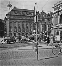 Trafik på Gustav Adolfs Torg