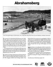 Abrahamsberg - kort beskrivning av områdets historia