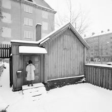 Tjärhovsgatan 67 från väster. Nuvarande Folkungagatan 127