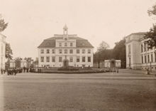 Vy över Frimurarbarnhuset i Kristineberg, omkr. 1890.