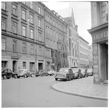 Hörnet Grev Turegatan mot Östermalmsgatan