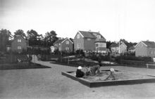 Laduplan och kvarteret Ordningen i Pungpinan småstugeområde