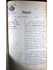 "Äfven detta kaffe anhölls och fördes till detektivstationen..." - polisrapport 1917