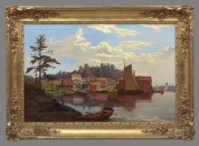 Vue af Äppelvikens gård 
