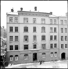 Kvarteret Sleipner, Upplandsgatan 83, huset inför rivning