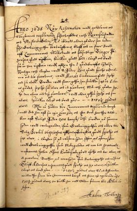 handskrivet brev