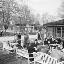 Reinholds, Djurgården. Nuv. Wärdshuset Ulla Winbladh. Godthem i bakgrunden