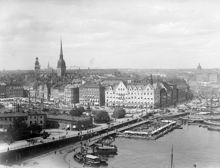 Slussen och Gamla Stan från Katarinahissen