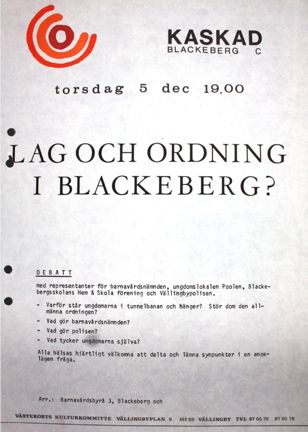 Programblad.