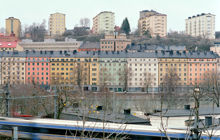Vy över Stadshagen och Kungsholms Strand från Rörstrandsgatan
