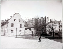 Norra delen av Klara kyrkogård. Med bl.a. C.M. Bellmans minnesvård
