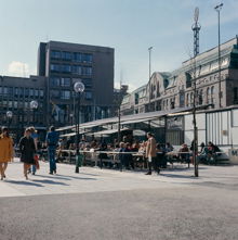 Kungsträdgårdens norra del med restaurang 7sekels uteservering.