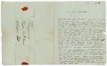 Dotter ber sin far om pengar 1849