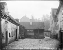 Gårdsinteriör, Landbyska verket mot sydost. S.k. Landbyska (bryggeri-)verket.