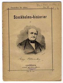 Stockholms-historier. IV : Lars Blom / August Blanche