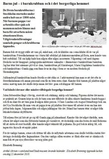 Barns jul – i barnkrubban och i det borgerliga hemmet