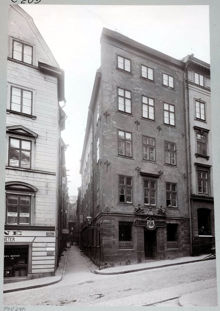 Utsikt från Storkyrkobrinken mot Prästgatans norra del