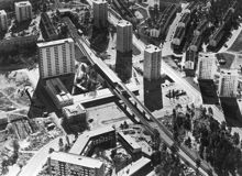 Flygfoto över Hässelby Gård år 1959