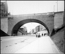 Kungsgatan väster ut. Närmast Malmskillnadsbron