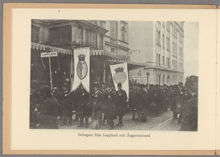Bondetåget 1914. Deltagare från Lappland och Ångermanland.