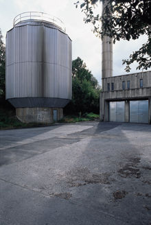 Vårbergs Värmeverk, när fotot togs inte i drift