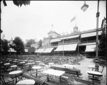 Uteserveringen på Hasselbacken på Djurgården
