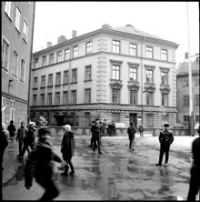 Kv. Venus, foto från skolgården vid Tyska Stallplan