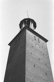 Stadshuset. Tornets övre del