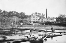 Det gamla färgeriet vid Örnsbergsviken