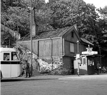 Björknäsbolagets godsexpedition vid Borgmästargatan