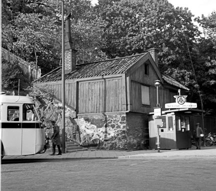 Björknäsbolagets godsexpedition vid Borgmästargatan