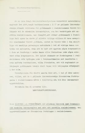 Meddelande till rektorer om att studenter fått realskoleexamen på "alltför billiga villkor".