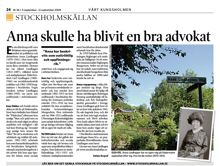 Anna skulle ha blivit en bra advokat