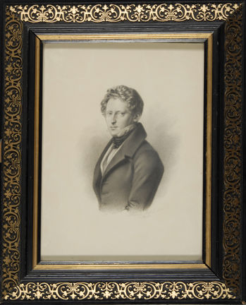 Porträtt av tidningsmannen, företagaren och politikern Lars Johan Hierta