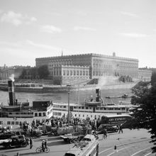 Skärgårdsbåtar vid Södra Blasieholmshamnen