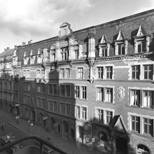 Artillerigatan 34. Fasadpartier