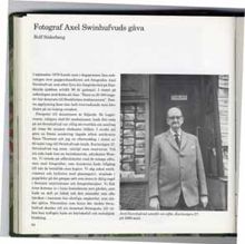 Fotograf Axel Swinhufvuds gåva / Rolf Söderberg