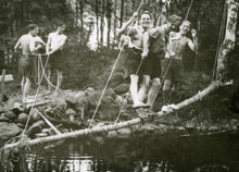 Kungsholms baptistförsamling 1870-1985, Scoutläger på Gillvell i juli 1941